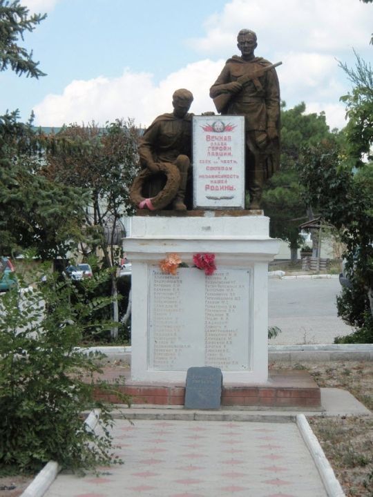 Памятник жителям села Мысхако, погибшим в Великой Отечественной войне
