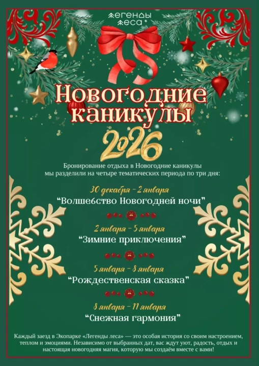 Где отметить Новый Год 2026 в городе Углич