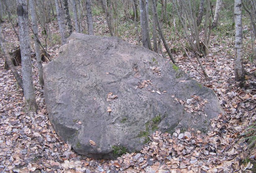 Синий камень в урочище Ольховец
