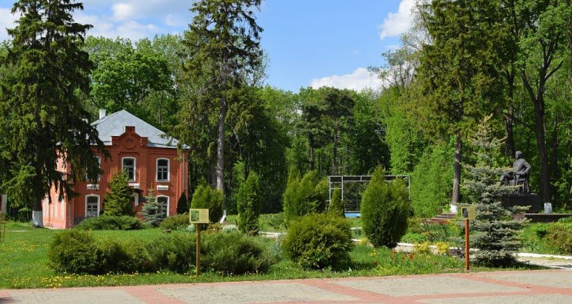 Парк-дендрарий в усадьбе Худекова