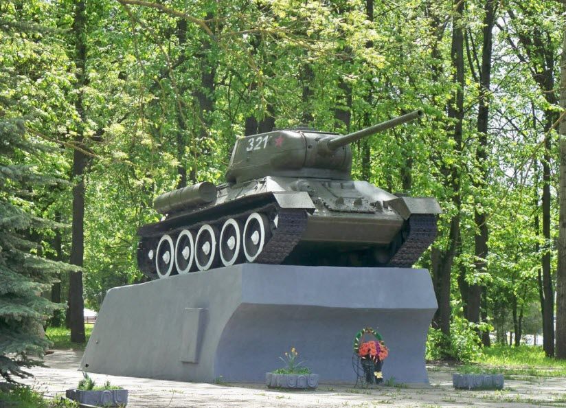 Памятник-танк Т-34