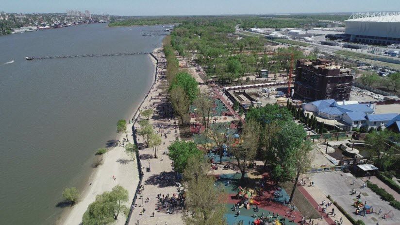 Левбердон и парк «Левобережный»