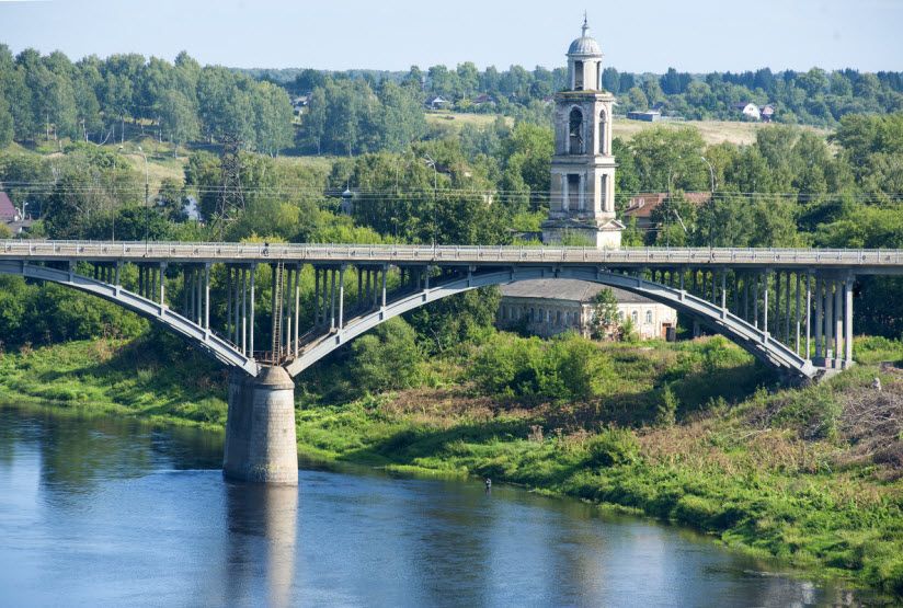 Старицкий мост через Волгу