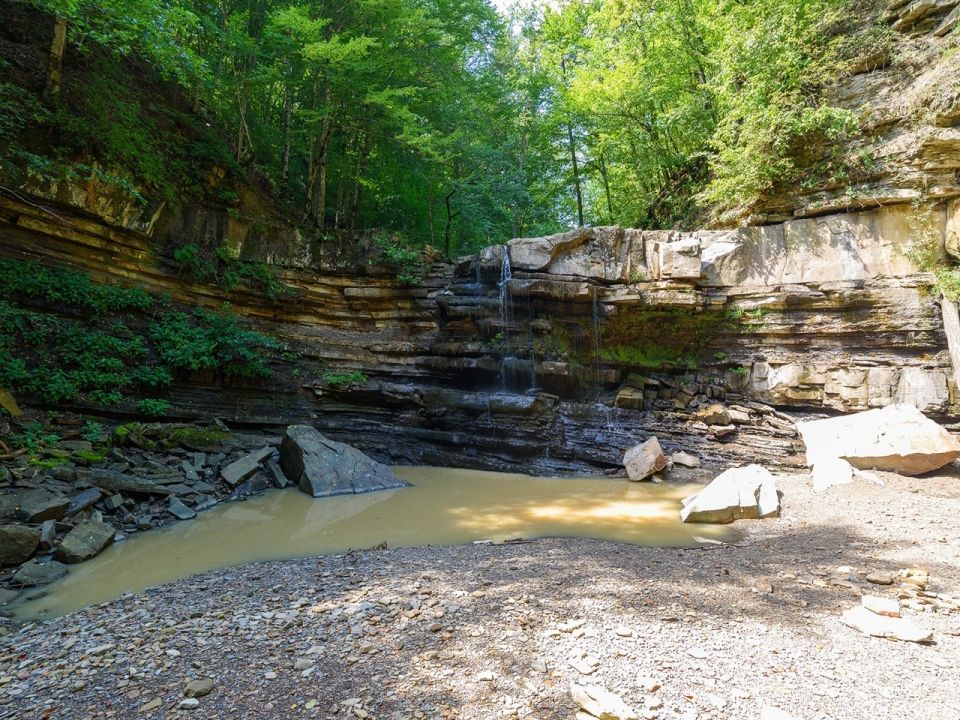 Безымянные каскады на Красной речке
