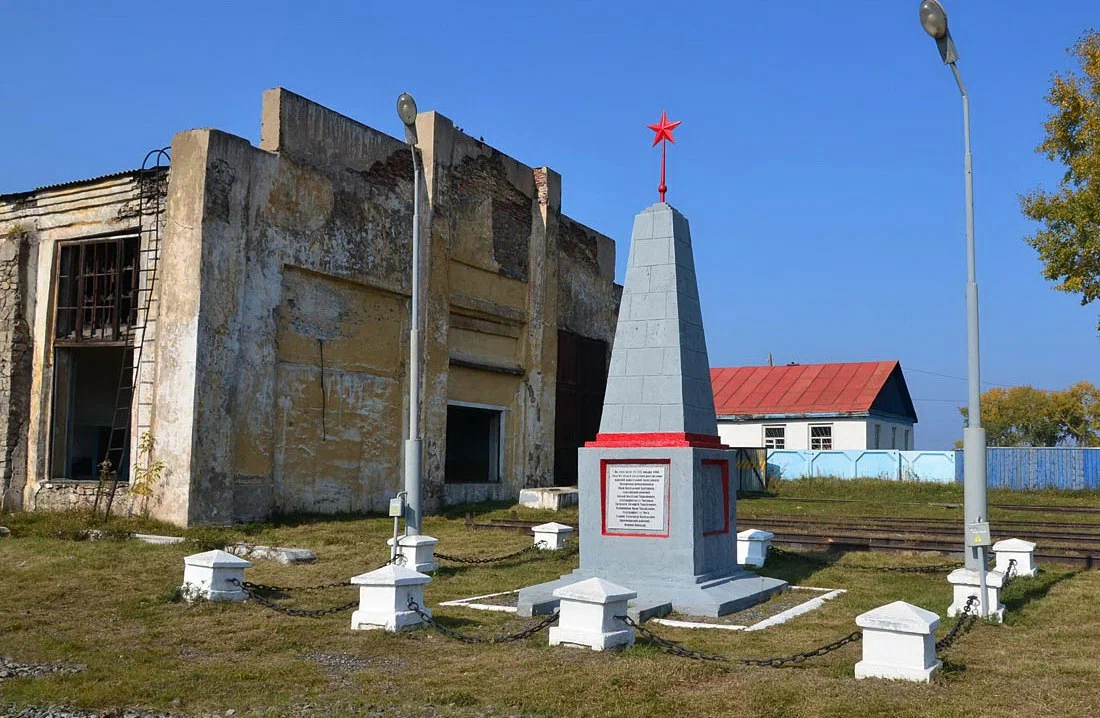Обелиск на месте расстрела Бабушкина
