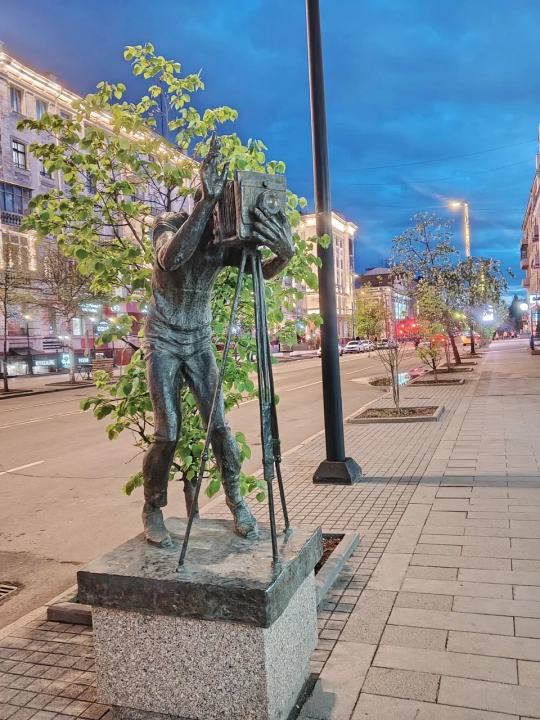 Скульптура фотографа
