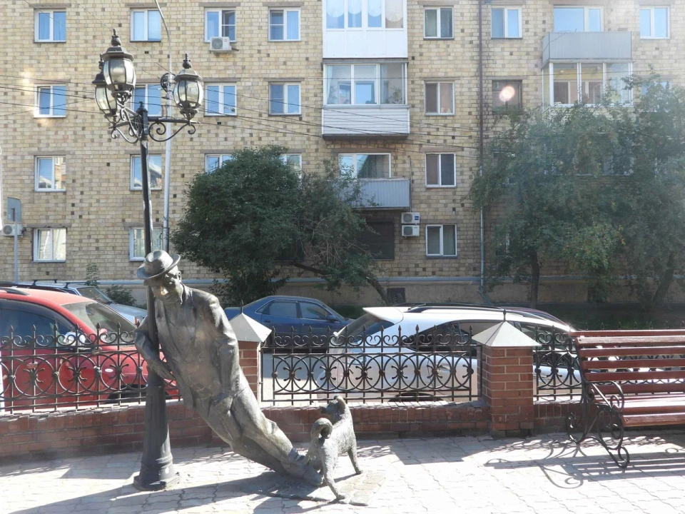 Мужчина с собачкой