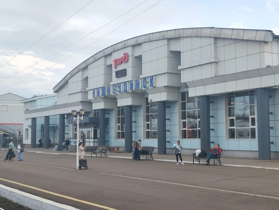 Здание ЖД-вокзала Нижнеудинск