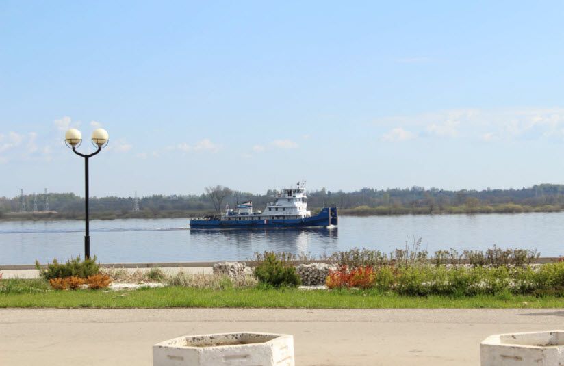 Набережная Волги в Балахне