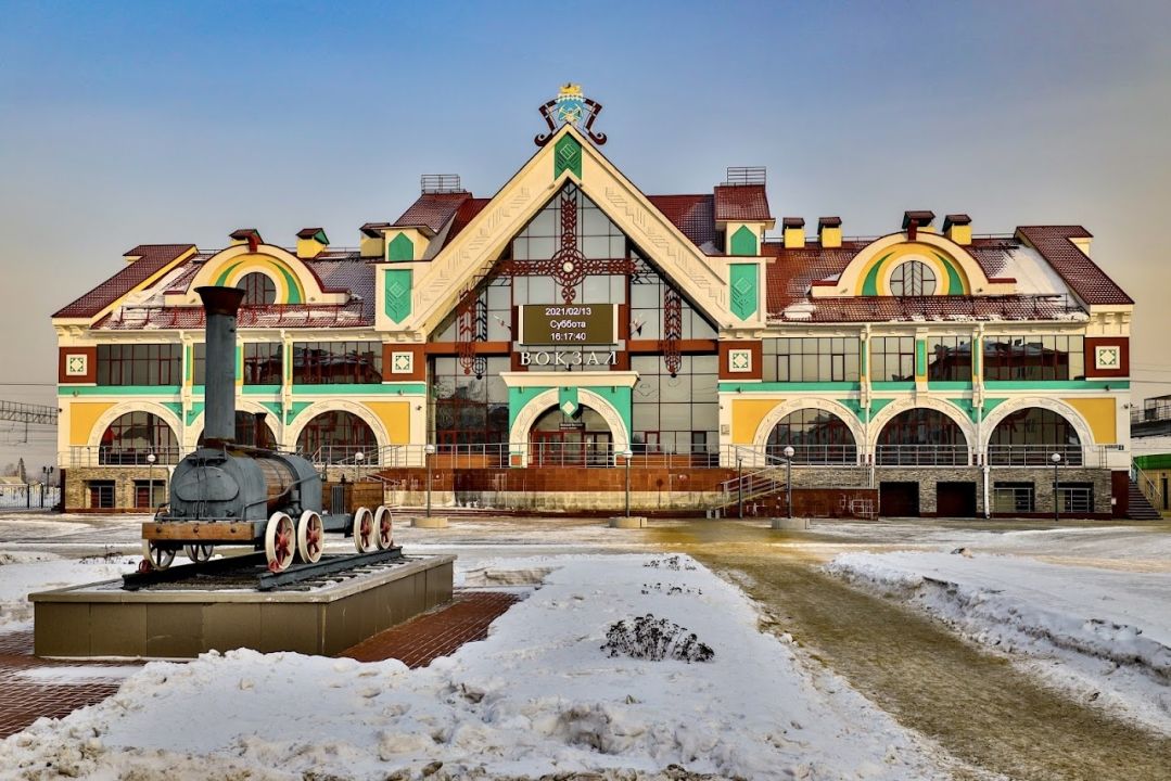 Макет паровоза Черепановых