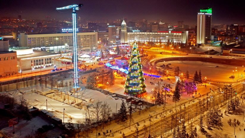 Театральная площадь (Площадь 350-летия Красноярска)