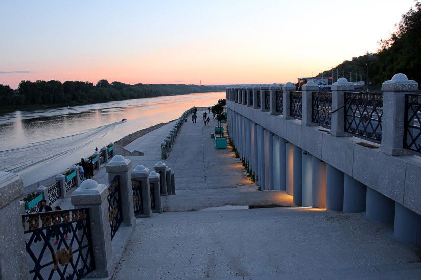 Набережная реки Белой