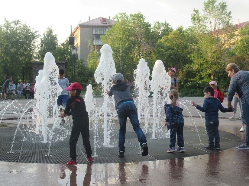 Световой фонтан