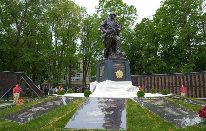 Мемориал павшим фронтовикам в ВОВ