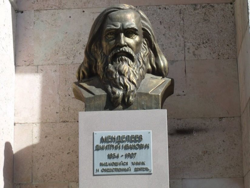 Памятник Дмитрию Менделееву