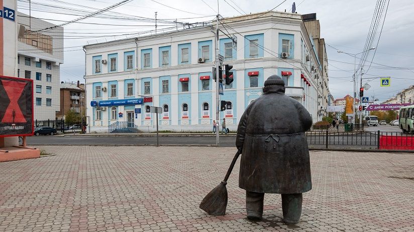 Скульптура Дворник