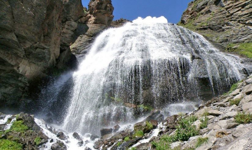 Водопад Азау