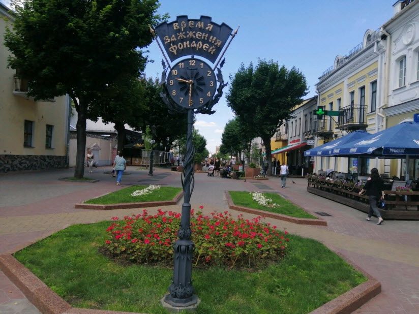 Указатель времени зажжения фонарей