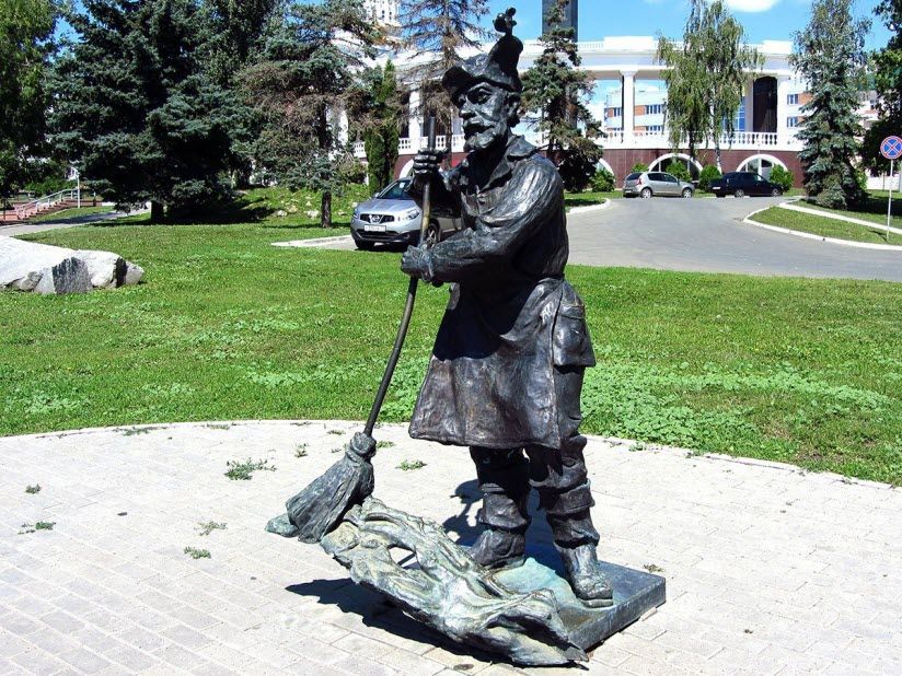 Скульптура Дворник