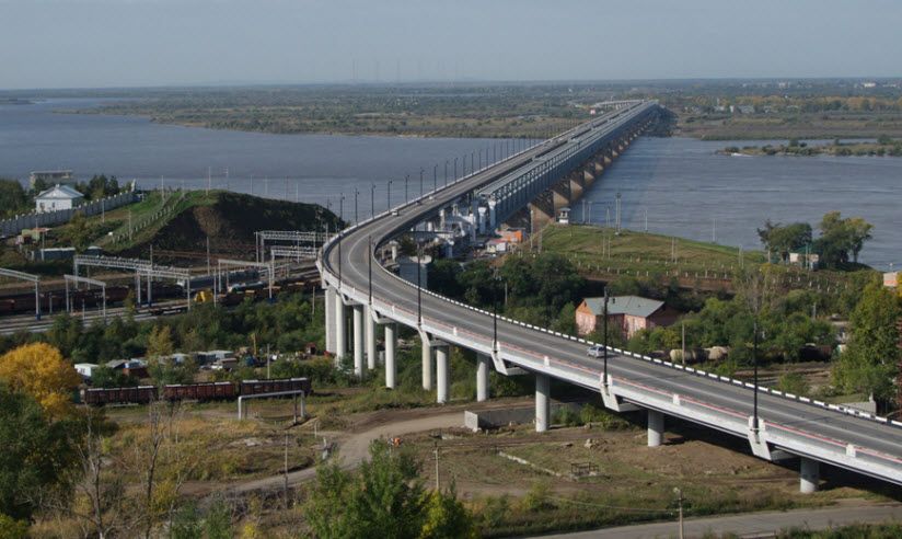 Мост через реку Амур