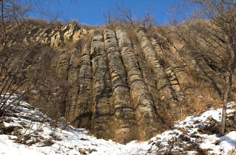 Каменные водопады в Новокаменке