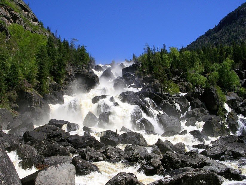 Водопад Учар