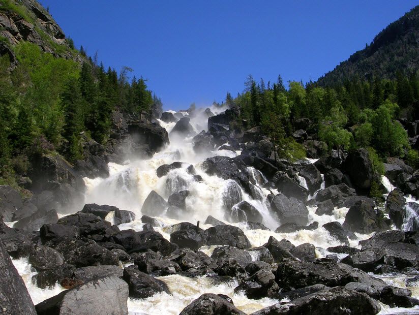 Водопад Учар