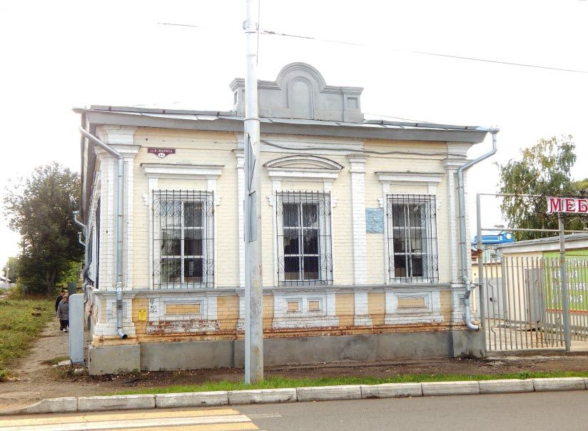 Дом, где жила А.А. Ахматова