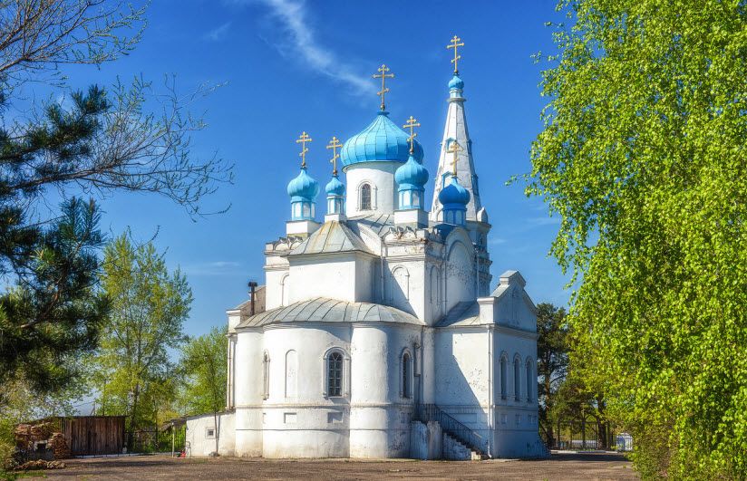 Храм Александра Невского на Оби