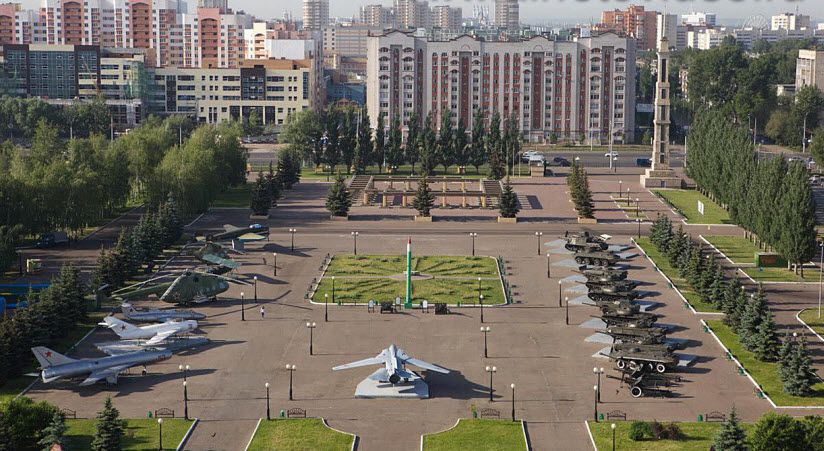 фото парка Победы с высоты