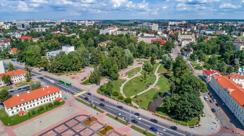 парк с высоты