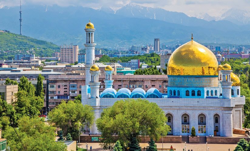 Центральная мечеть города Алматы