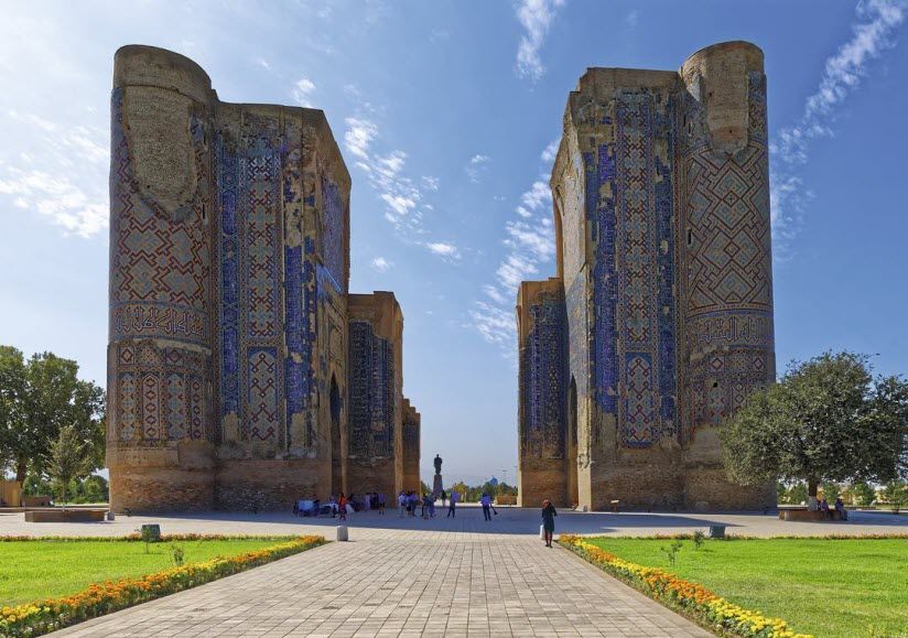 Дворец Аксарай в Шахрисабзе