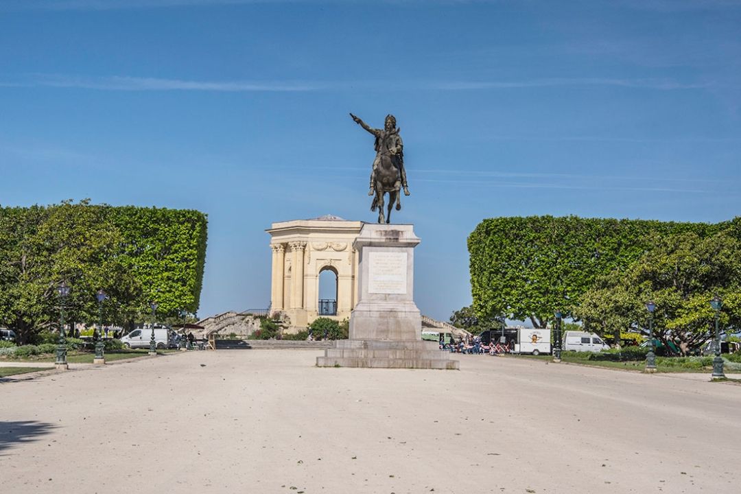 Королевская Площадь Пейру (Promenade du Peyrou), Монпелье