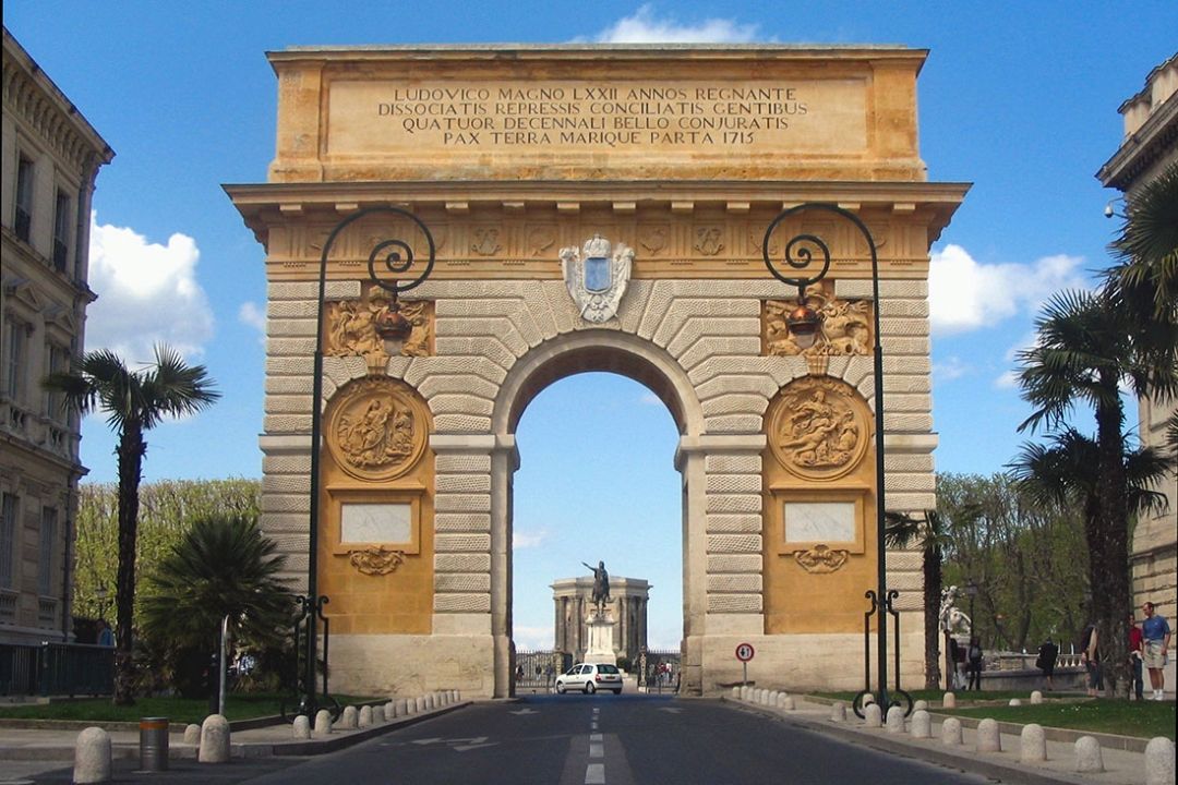 Триумфальные ворота Пейру (Porte du Peyrou), Монпелье
