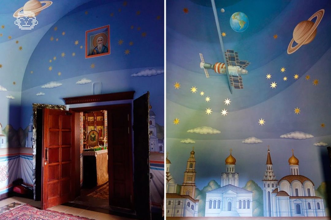 Храм в Киржачском районе, расписанный по эскизам Алексея Леонова